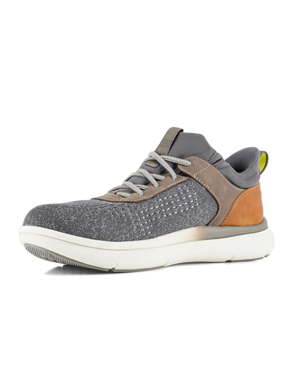 NEW Florsheim Men's Fleet Work Composite Toe Work Shoes Grey Size 10.5 D BY1788